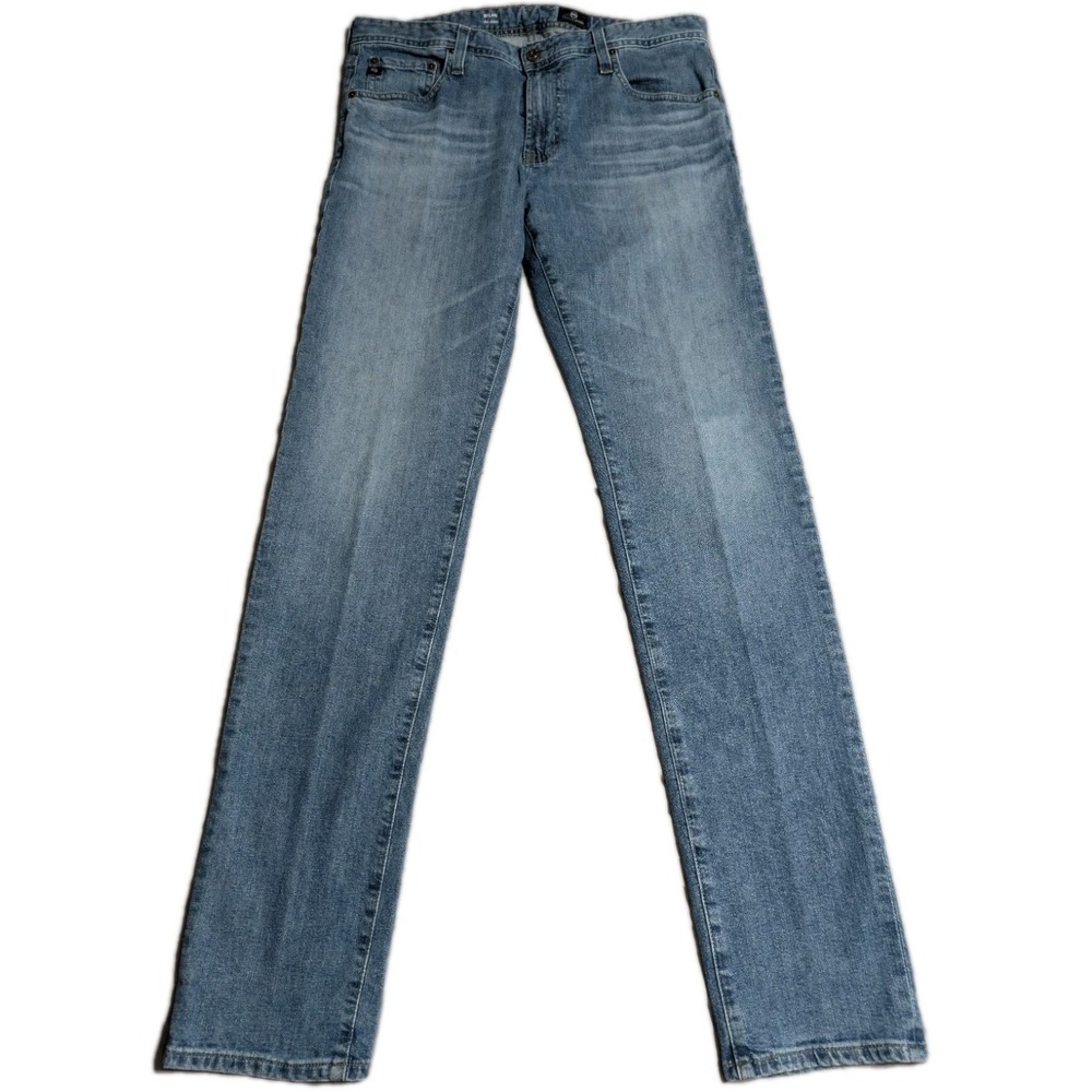 AG Adriano Goldschmied Dylan Slim Skinny Jeans Mens 33x34 Light Wash Denim